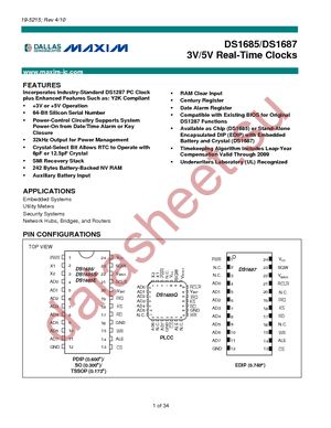 DS1685-3+ datasheet  